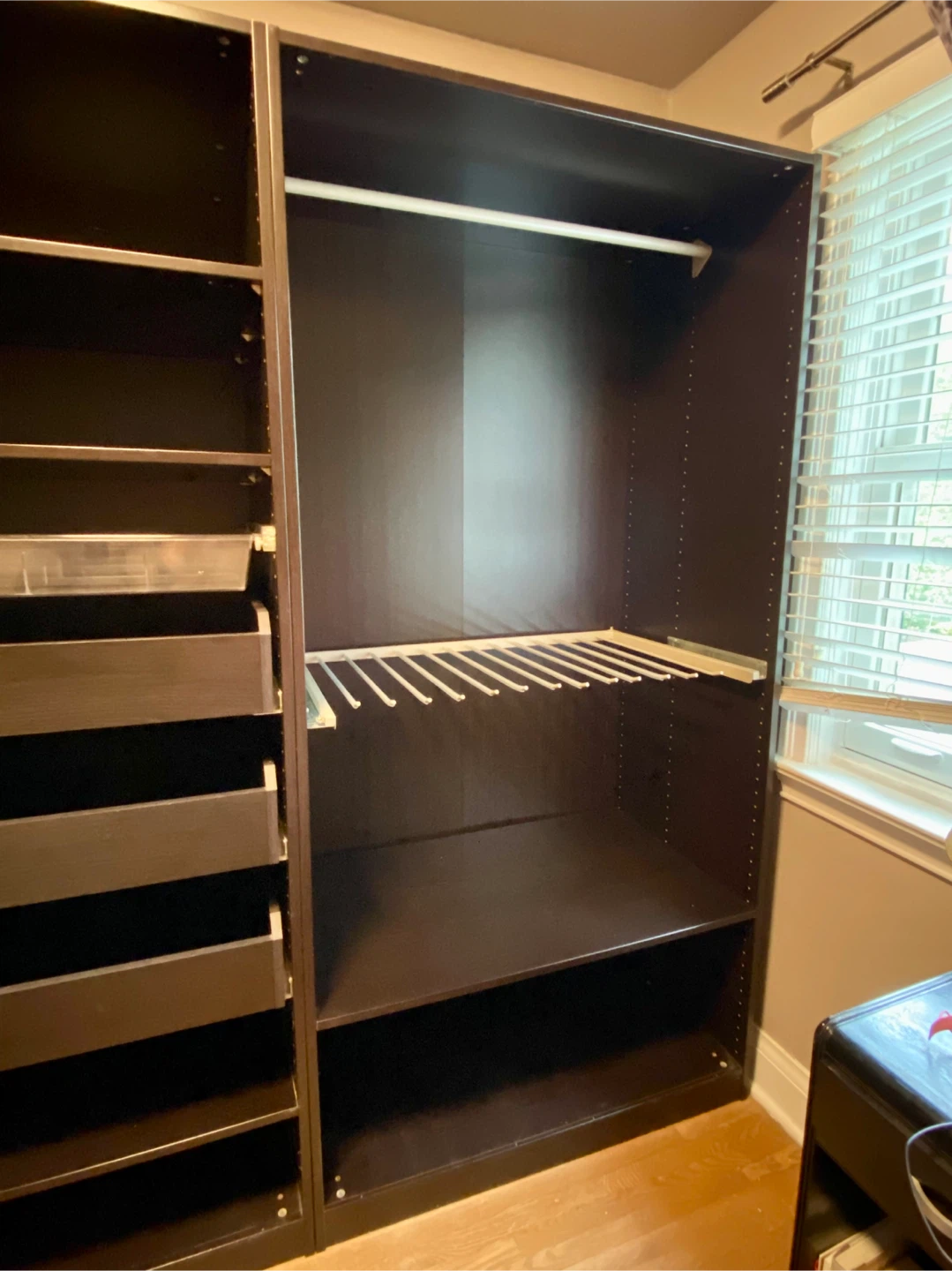 IKEA PAX Wardrobe System (200 × 58 × 201 cm) – Black-Brown - photo 4