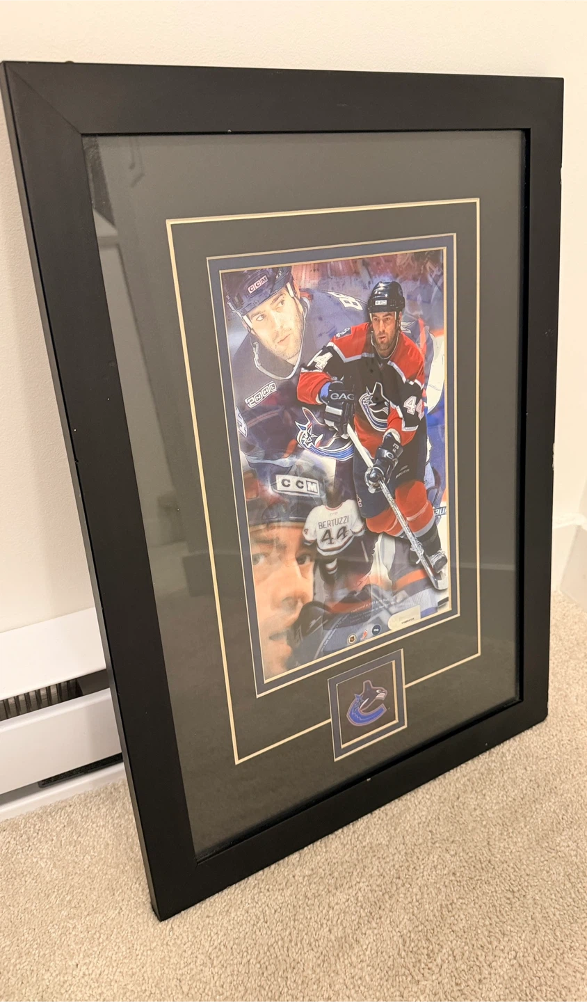 Todd Bertuzzi Canucks Framed Limited Edition Collage 1993