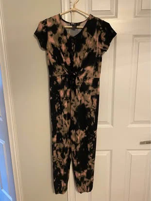 Rebel Sugar Girls Tie-Dye Jumpsuit M