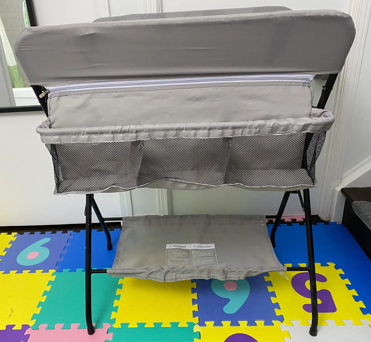 Grey Portable Baby Changing Table (foldable)