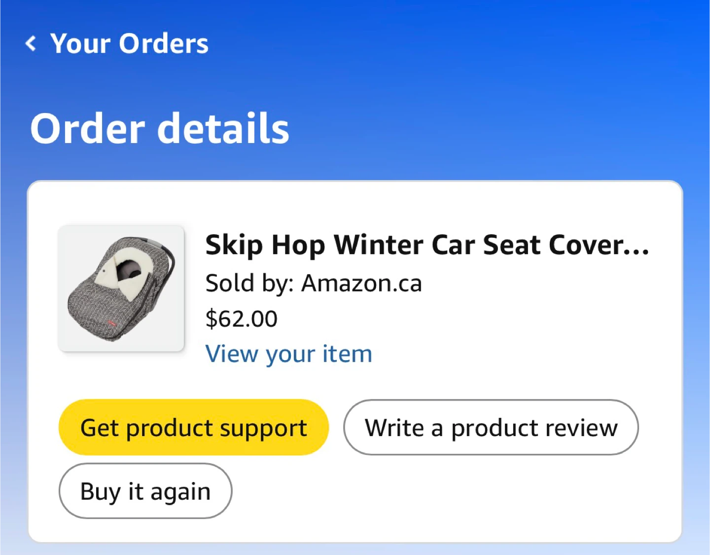 Skip Hop Stroll & Go Winter Car Seat Cover - photo 5