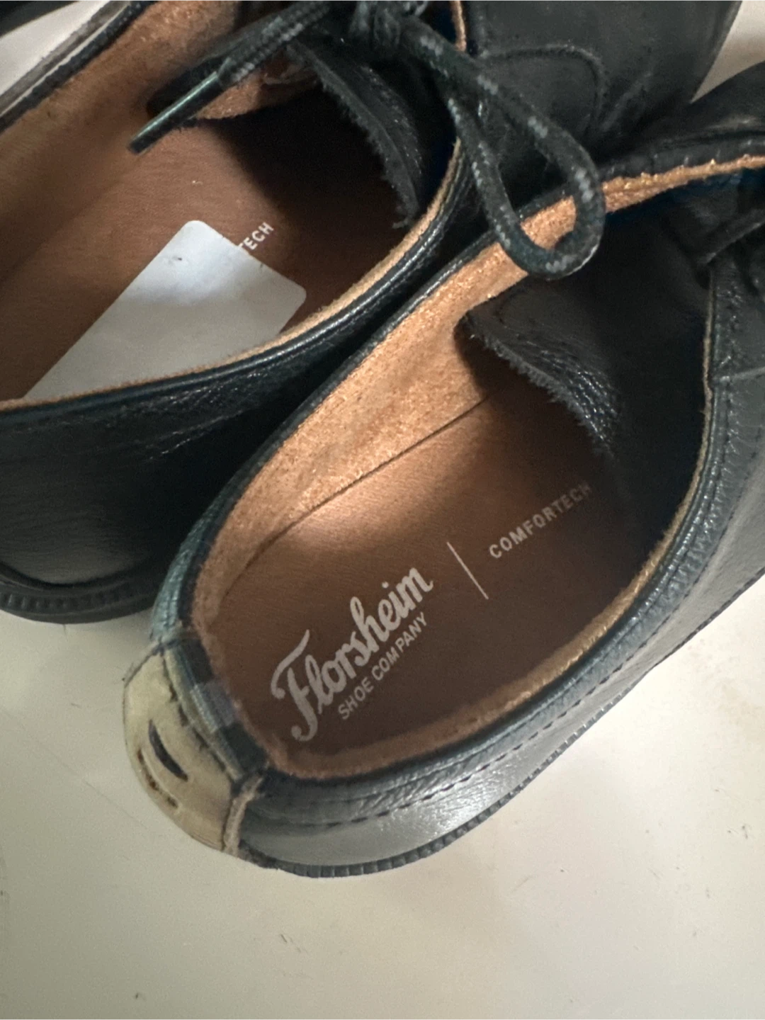Florsheim "Comfortech" Black Leather Dress Shoes - photo 2