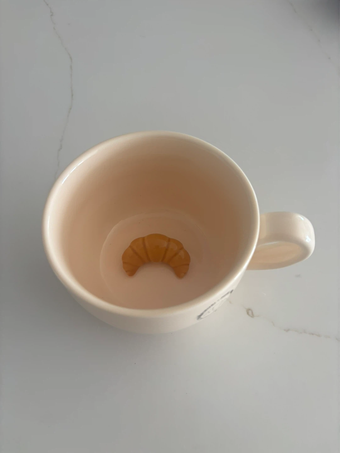 NEW! Indigo "Peek Inside" Croissant Mug