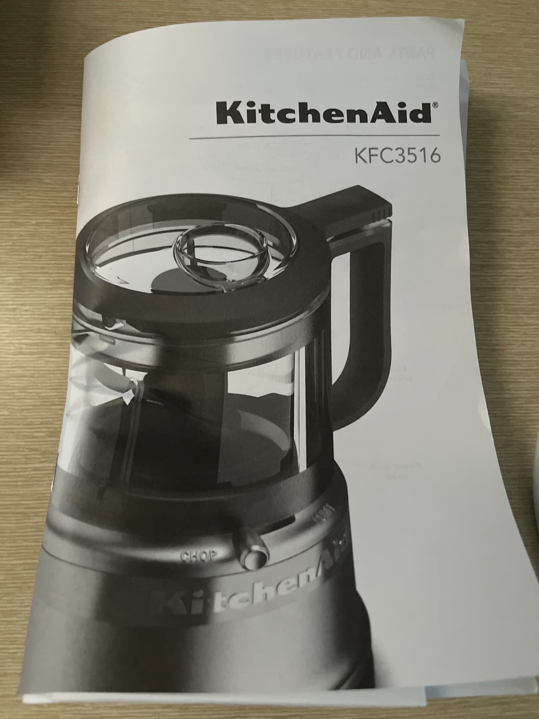 New -KitchenAid 3.5 Cup Food Chopper Matte Black - photo 3