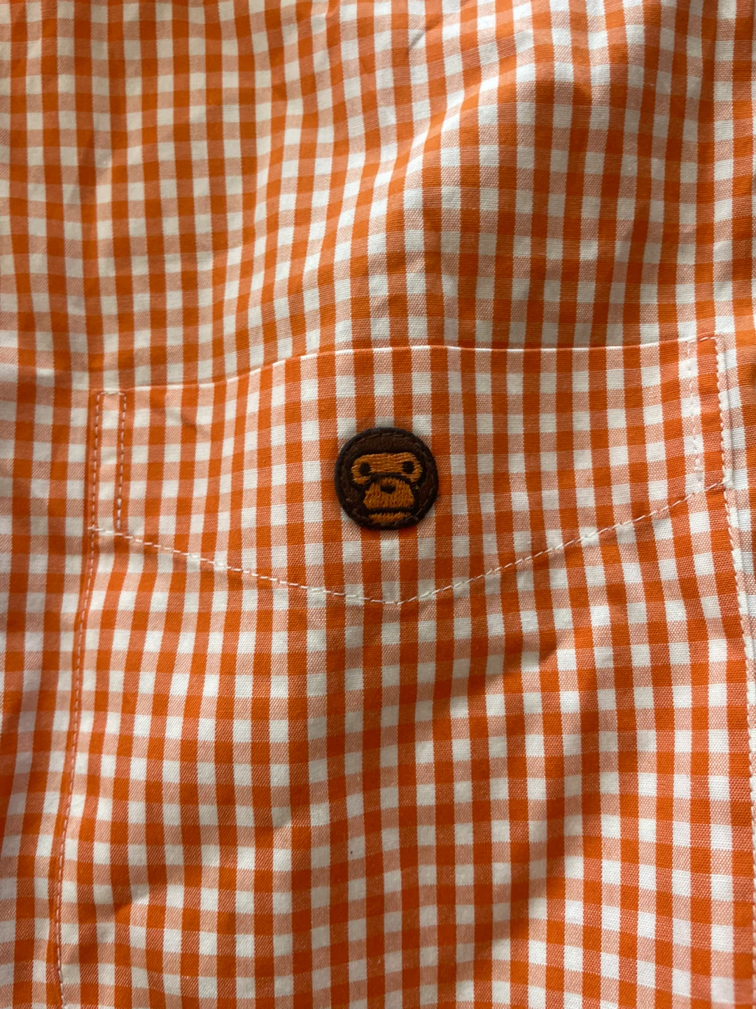 012 bape flannel button up - photo 3