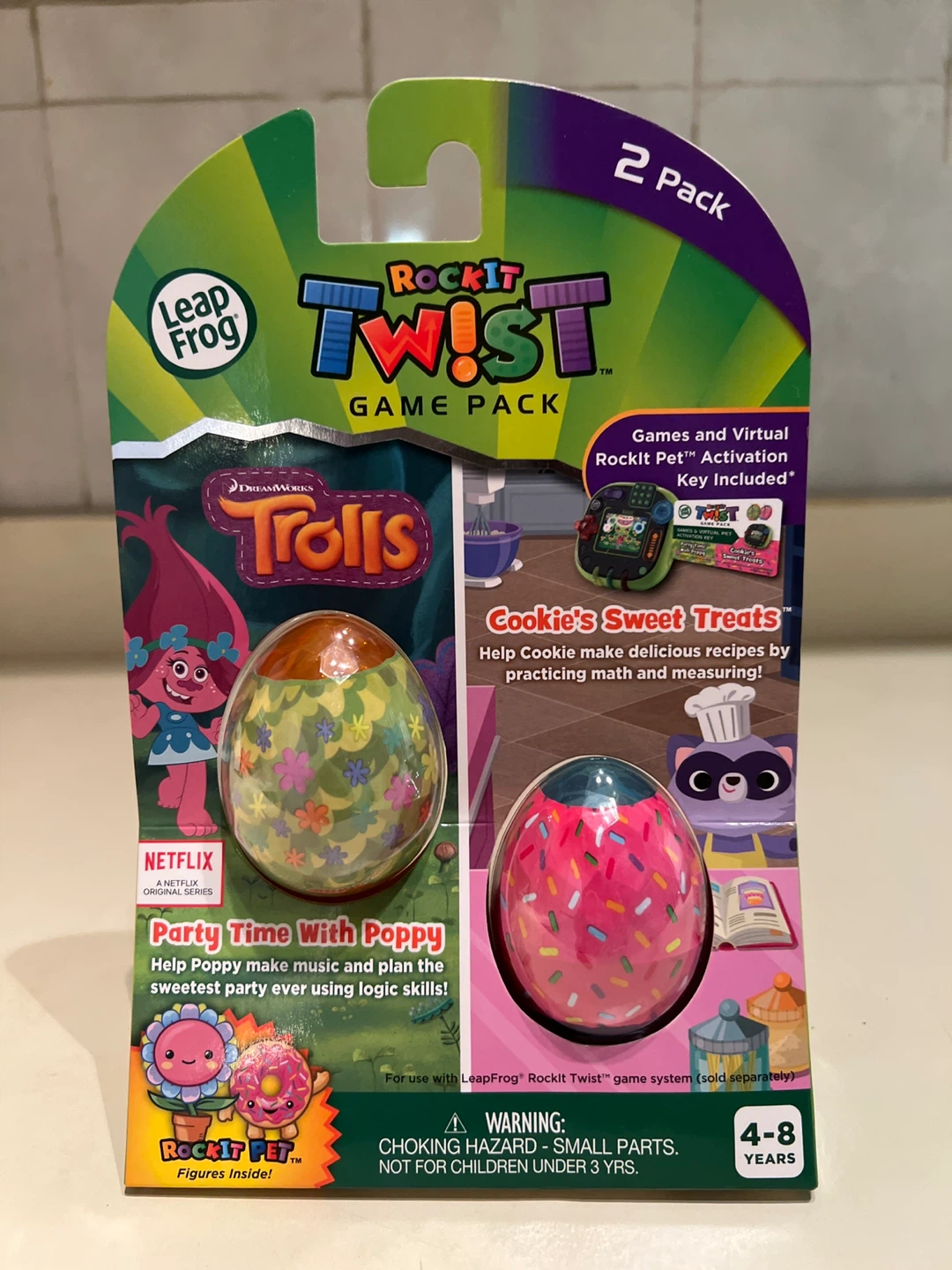 Leap Frog Rockit Twist Game Pack - Trolls 2 Pack
