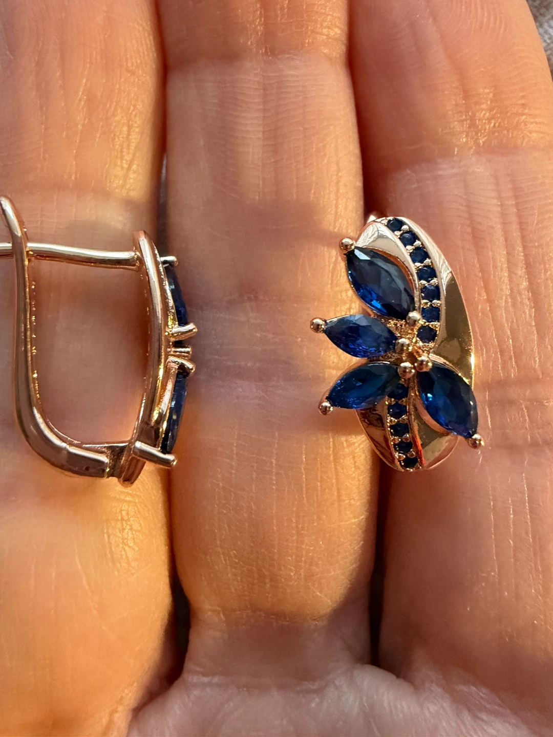 14k gemstone earrings