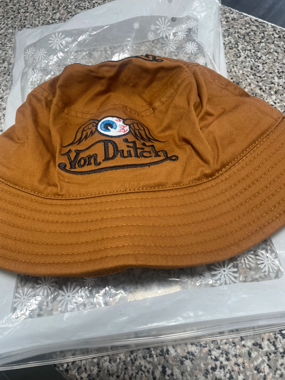 Von Dutch Bucket Hat - Brown