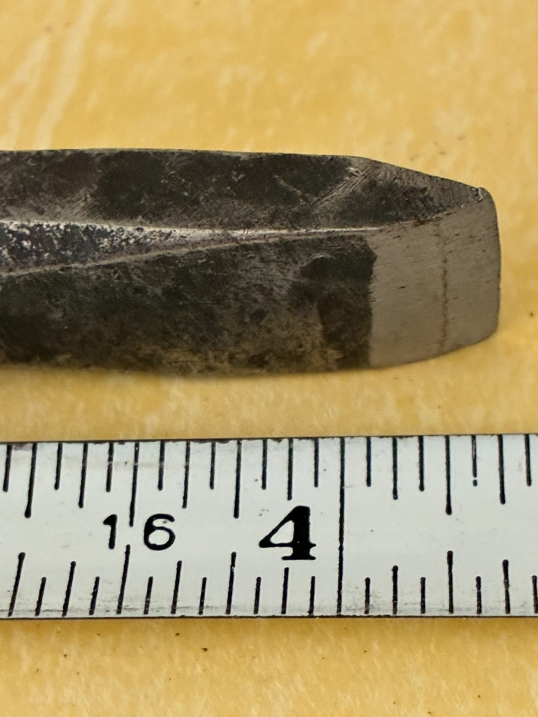 Vintage tool steel  cold chisel blacksmith metal mechanic - photo 5