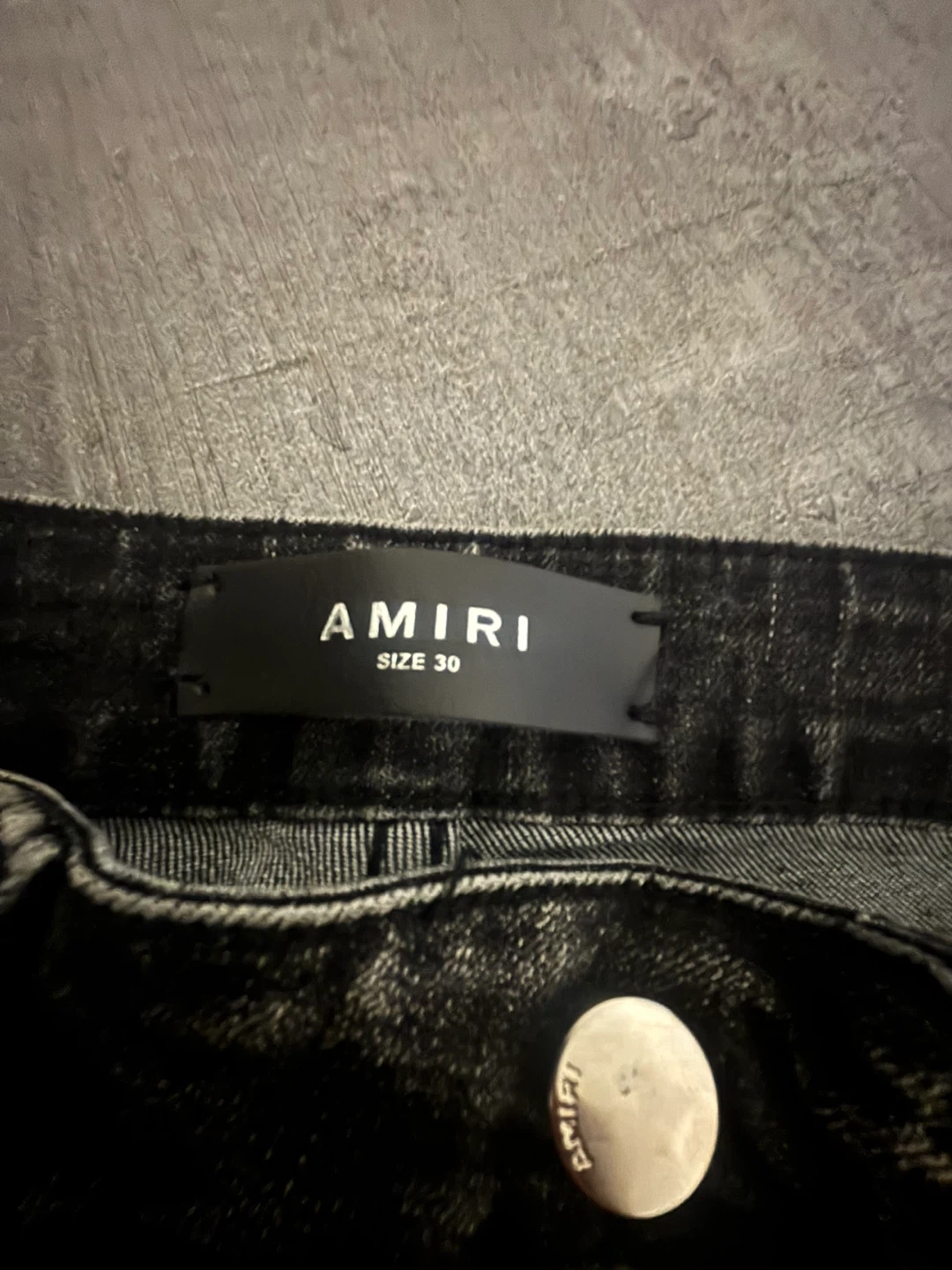 AMIRI Distressed Black Jeans Size 30 - photo 3