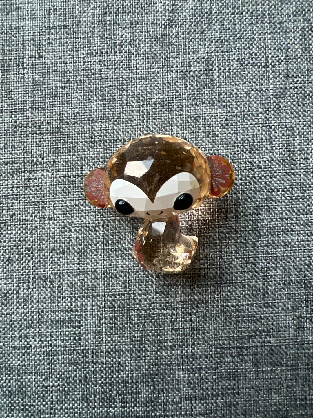 Crystal Monkey Figurine