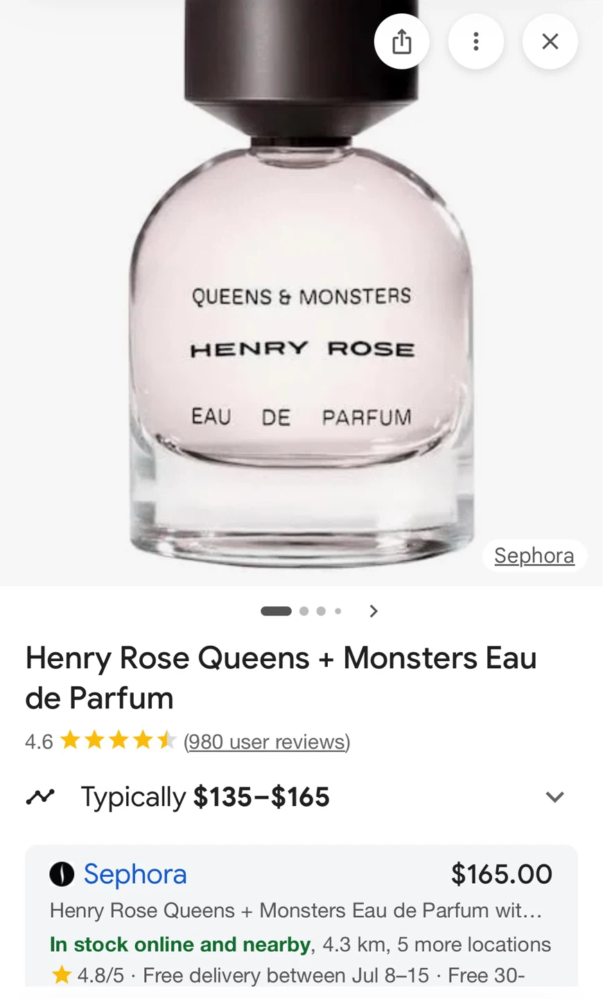 Henry Rose Queens + Monsters Eau de Parfum - photo 2