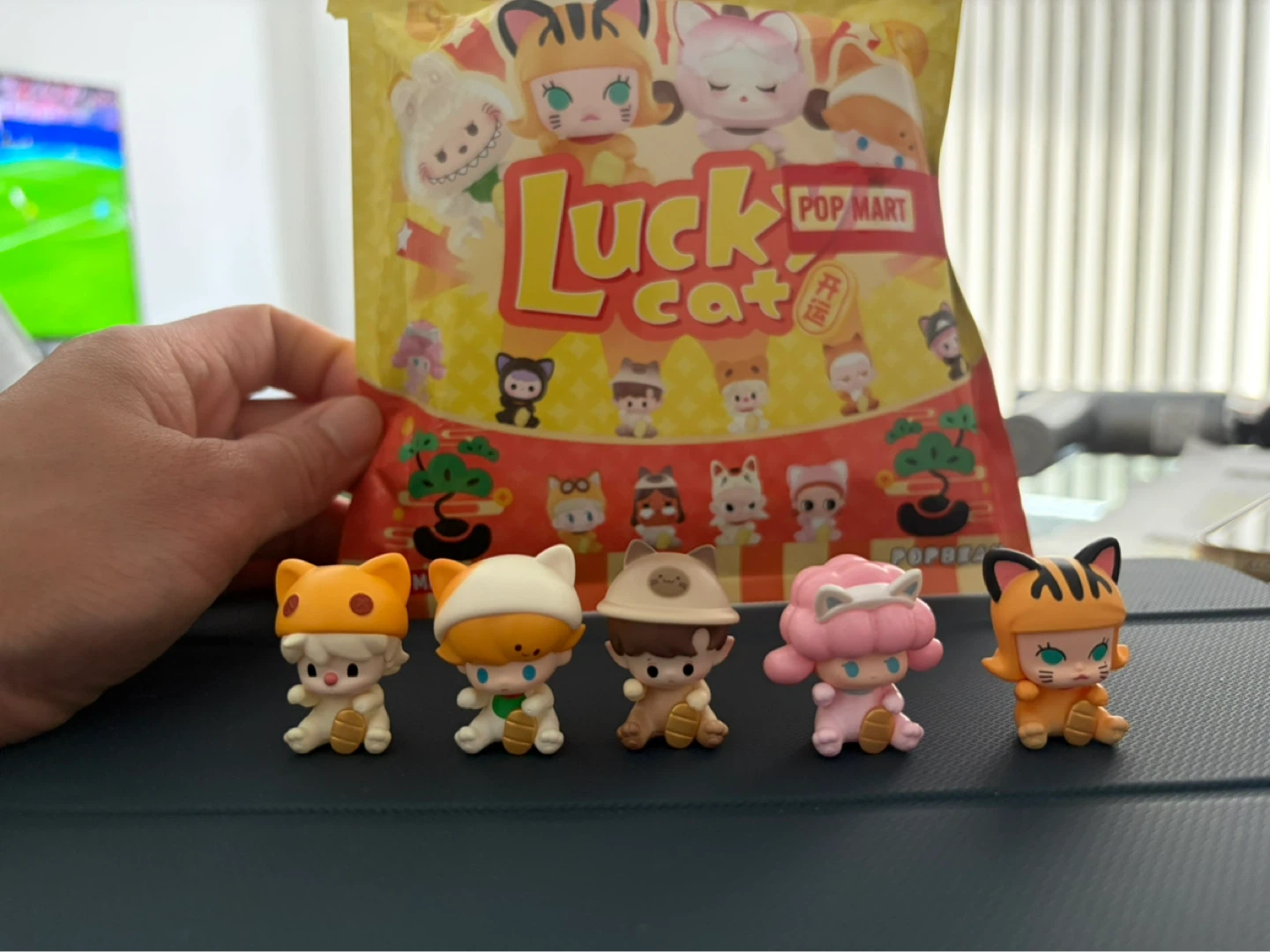 POP MART pop bean blind box Lucky Cat Series
