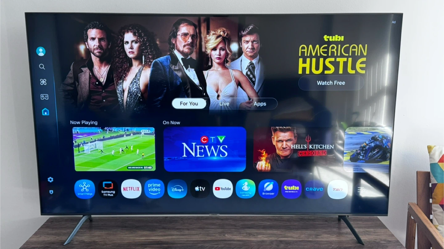 Samsung 65” Crystal UHD Smart TV – Like New