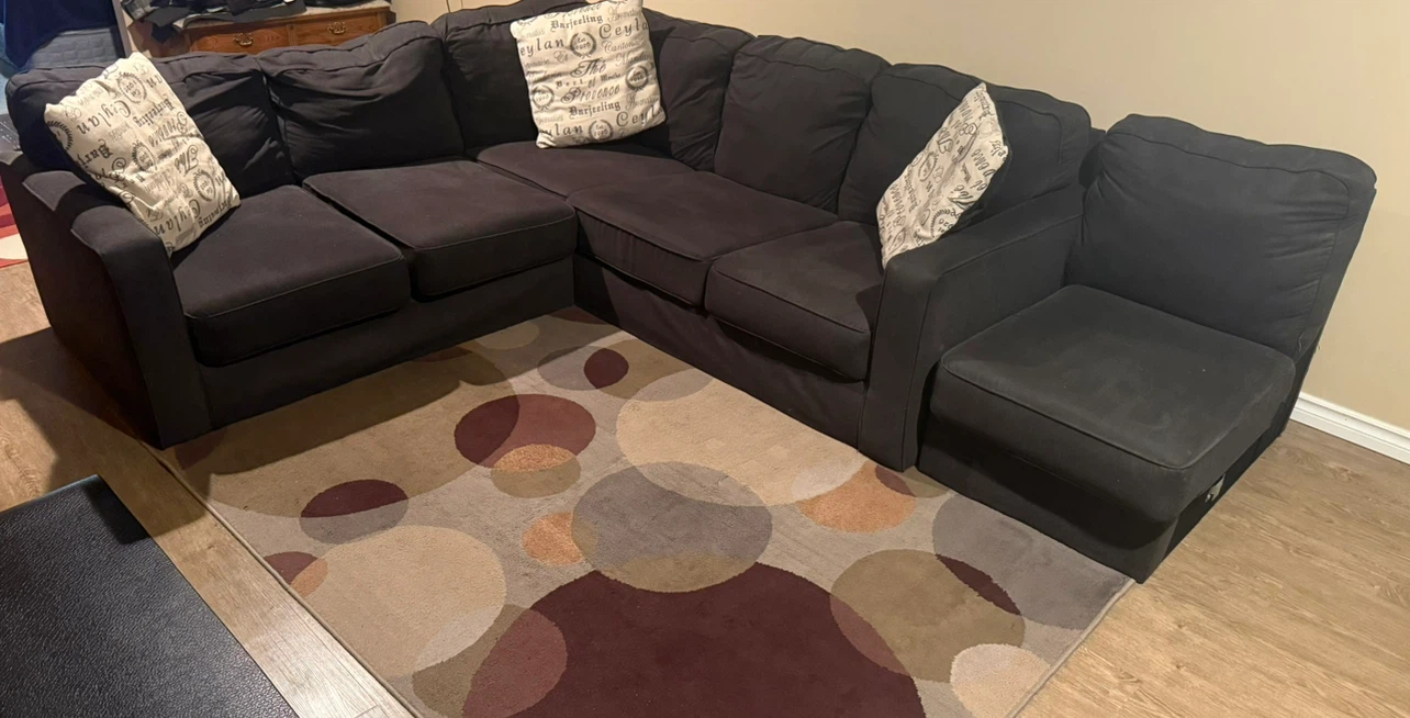 Dark Grey Sectional Sofa