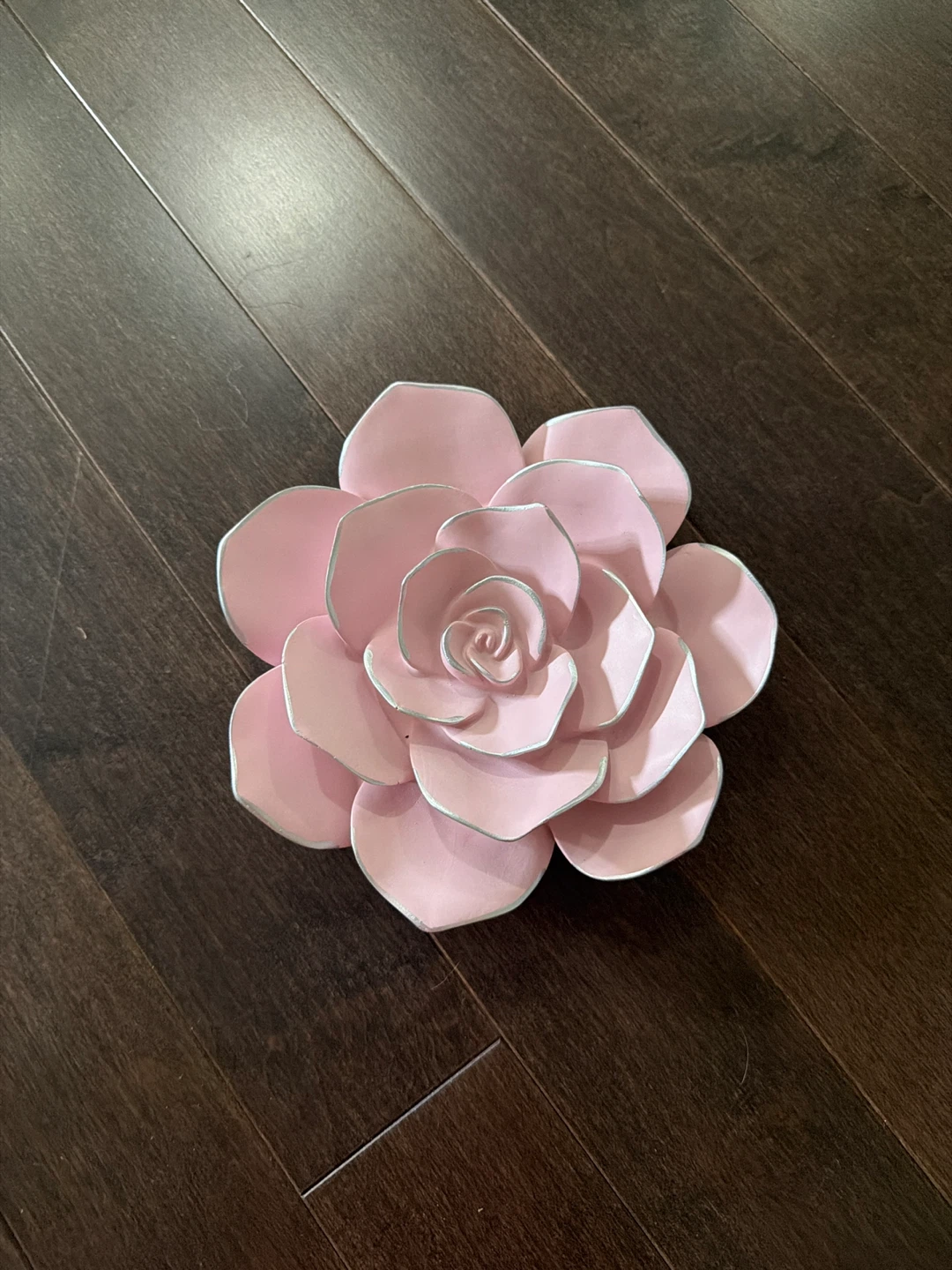 Pink and White Rose Wall Decor Art