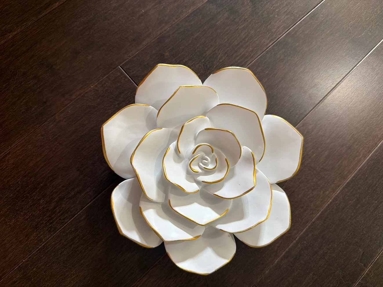 Pink and White Rose Wall Decor Art - photo 4