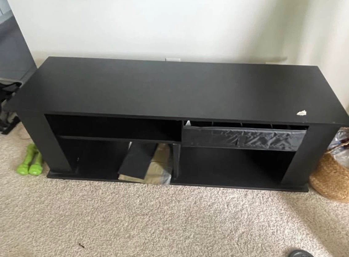 Black TV Stand - FREE - photo 2