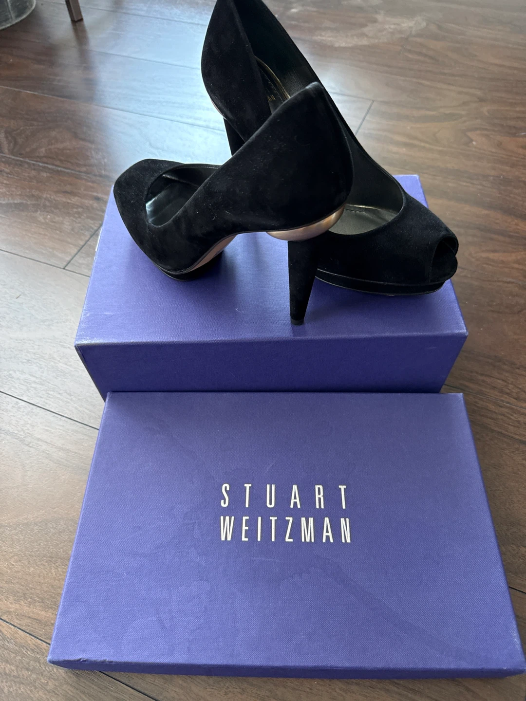 Stuart Weitzman Peep-Toe Heels - photo 2