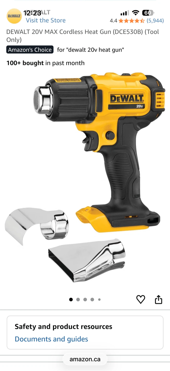DEWALT HEAT GUN