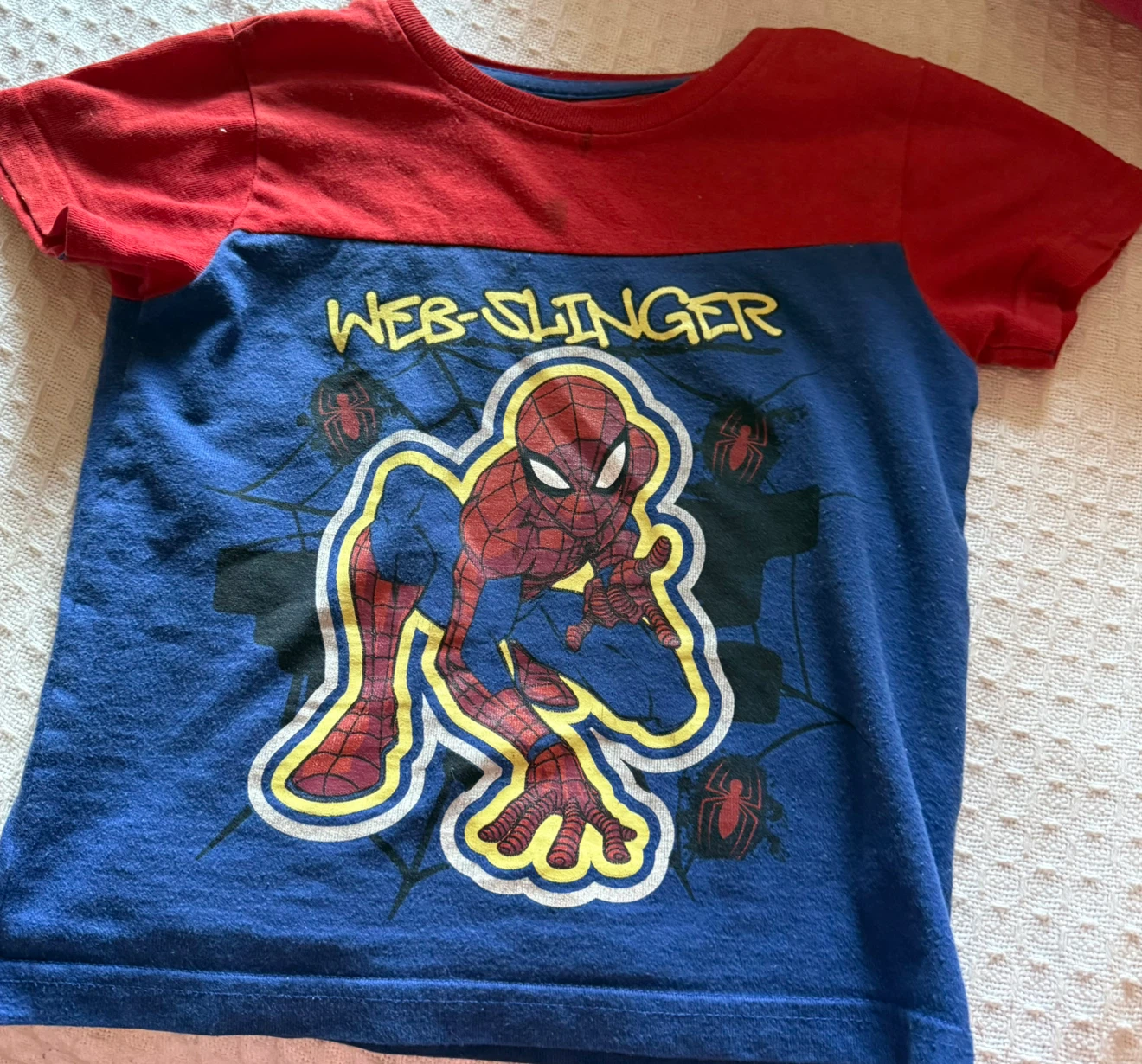 Marvel Spider-Man "Web-Slinger" T-Shirt Size 5