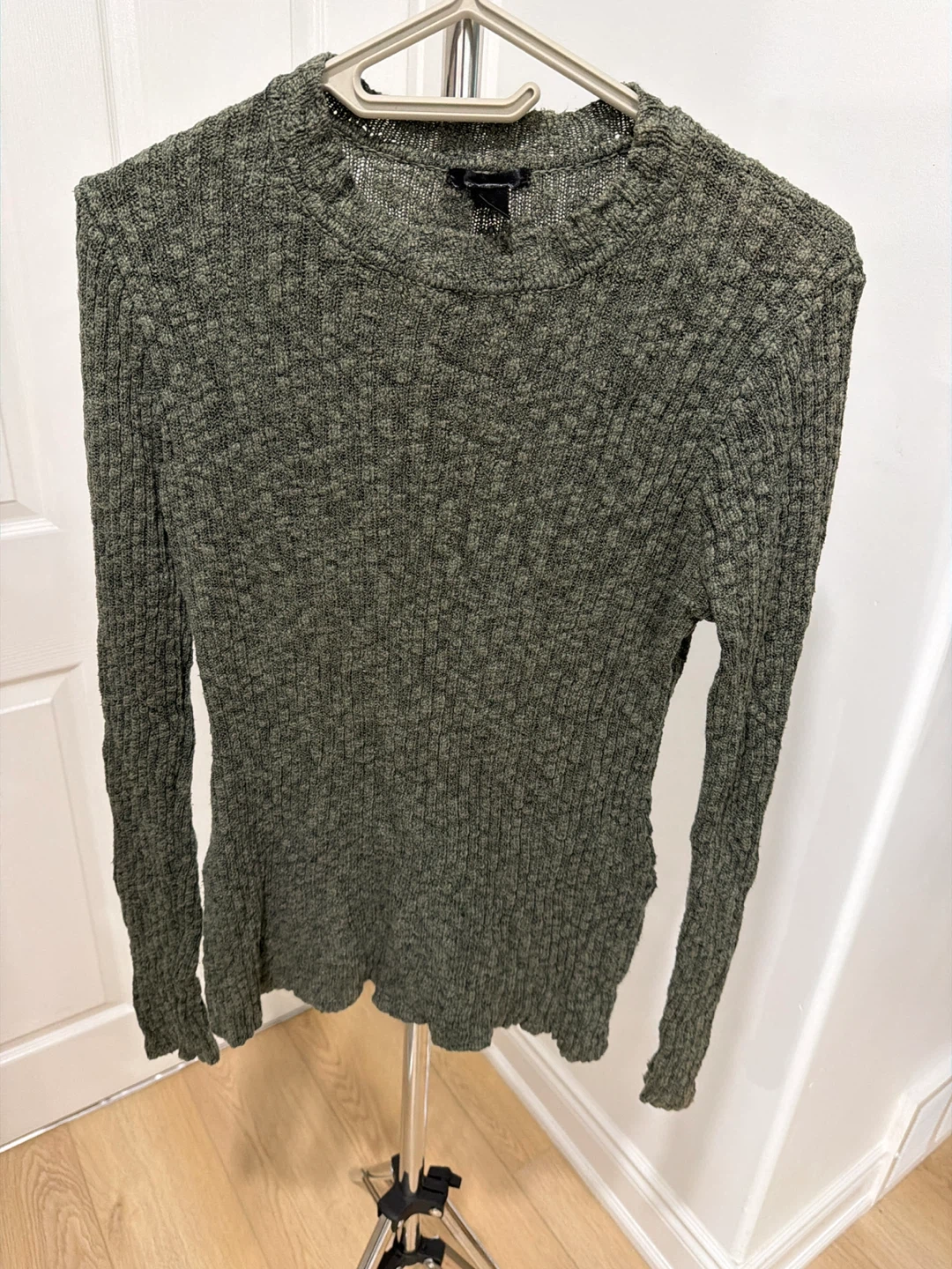 Forever 21 Ribbed Long Sleeve Top