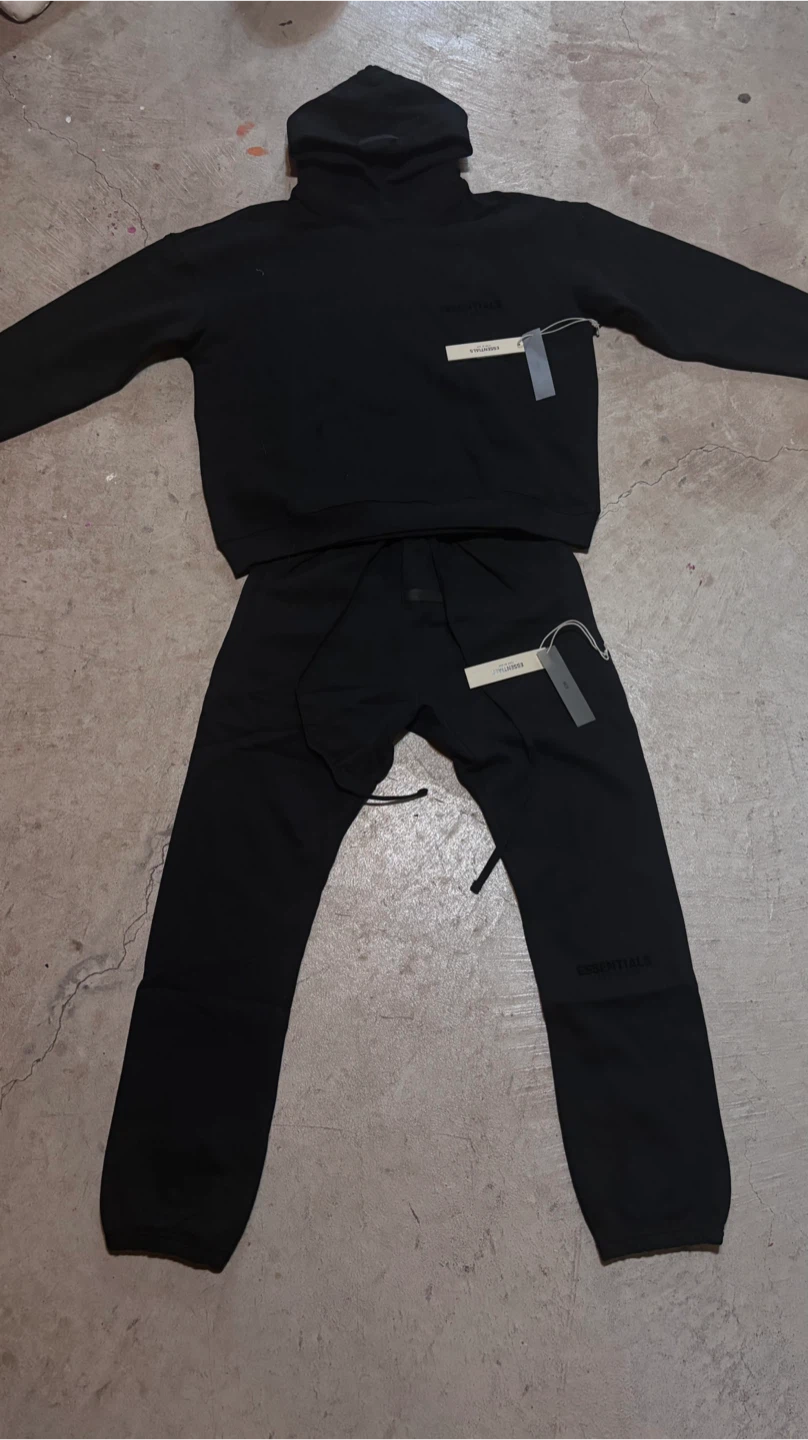 Black Fear of God Essentials Tracksuit - photo 2