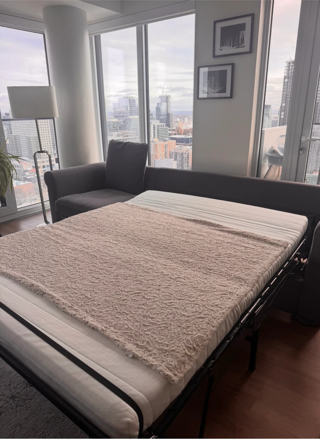 Grey Sofa Bed - photo 3