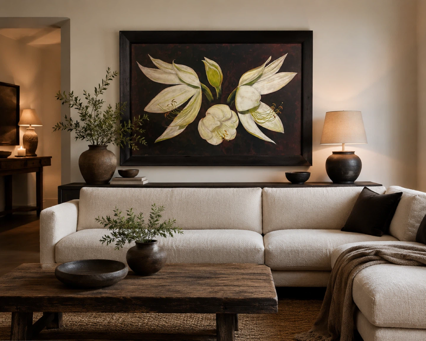 Framed Floral Art Print by Debra Jackson