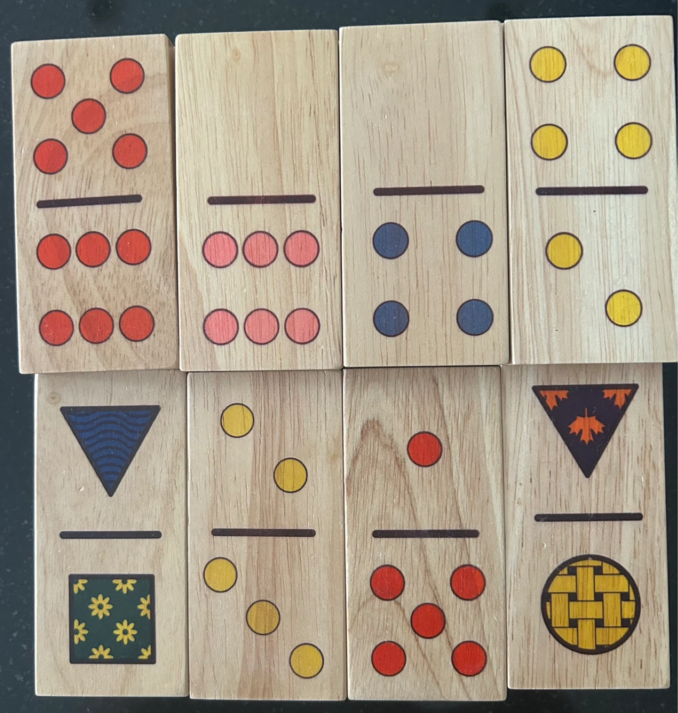 Volta Wooden Dominoes and Matching Game Set - photo 2