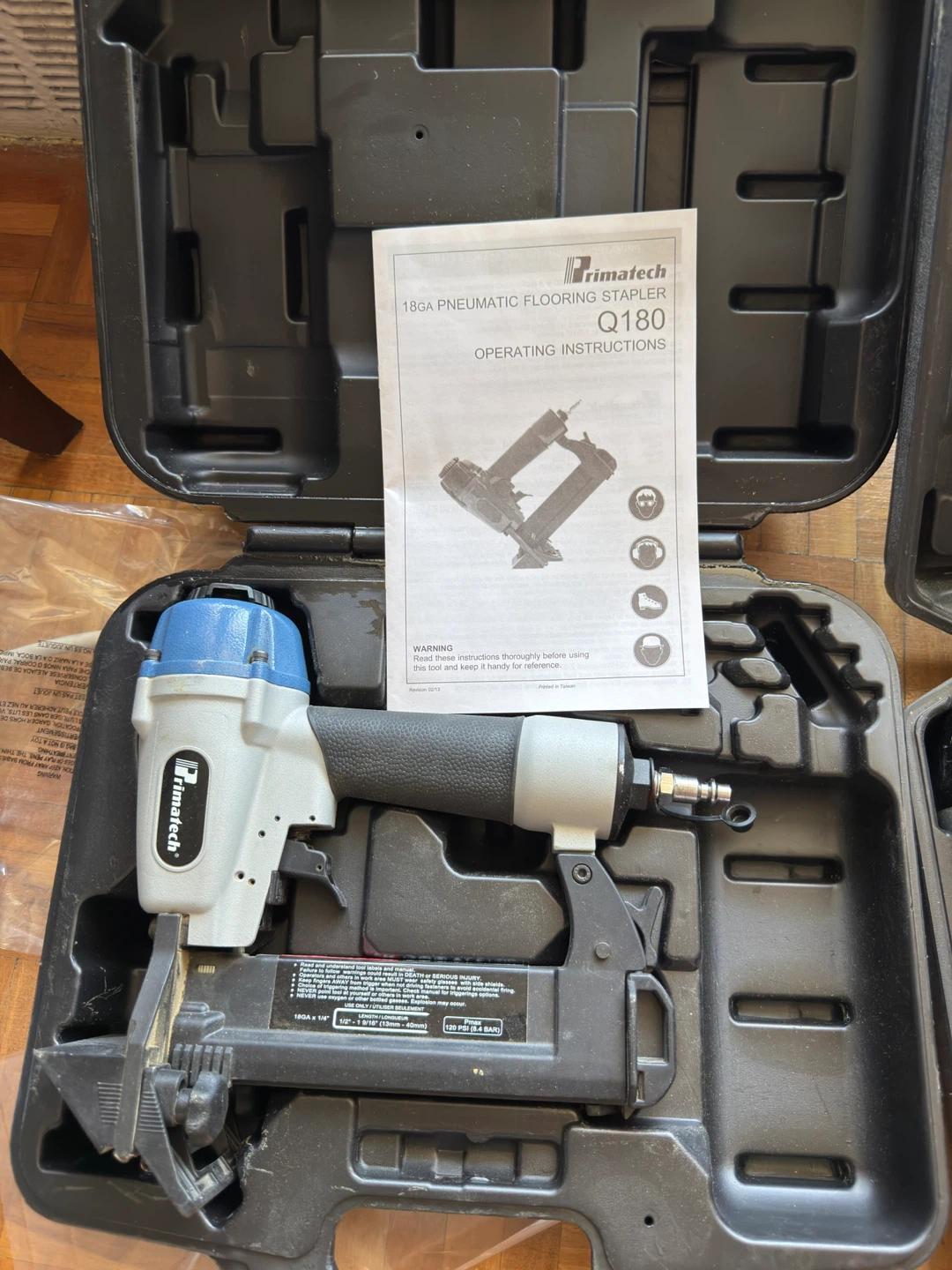 PNEUMATIC FLOORING STAPLER Q180 - photo 2