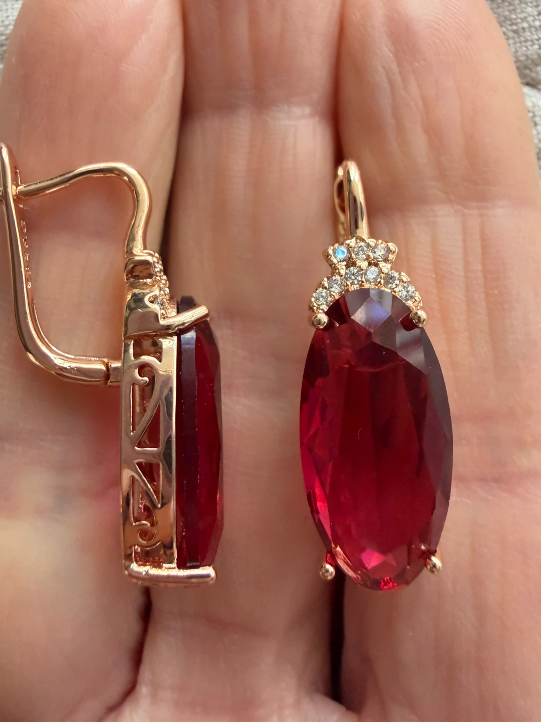 14k gemstone earrings
