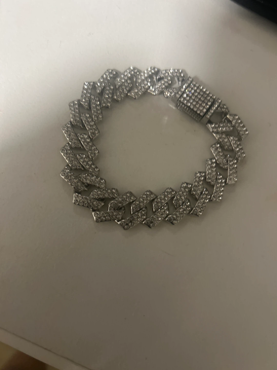 Cuban Link Crystal Bracelet