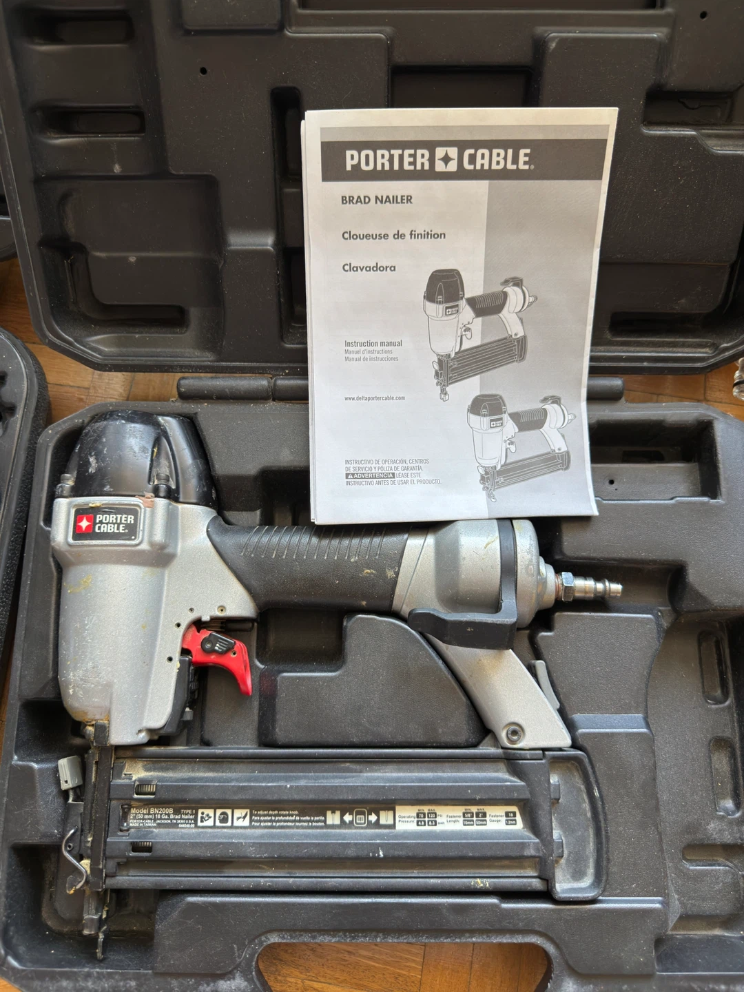 PORTER CABLE BRAD NAILER - photo 2