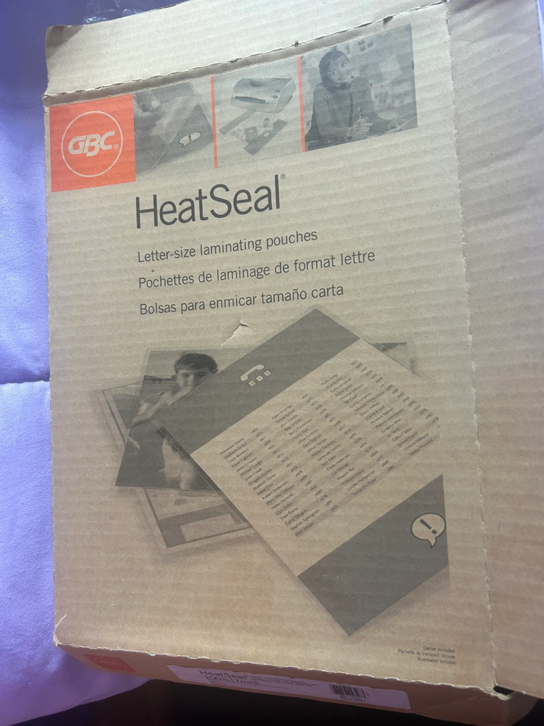 GBC HeatSeal Letter-Size Laminating Pouches