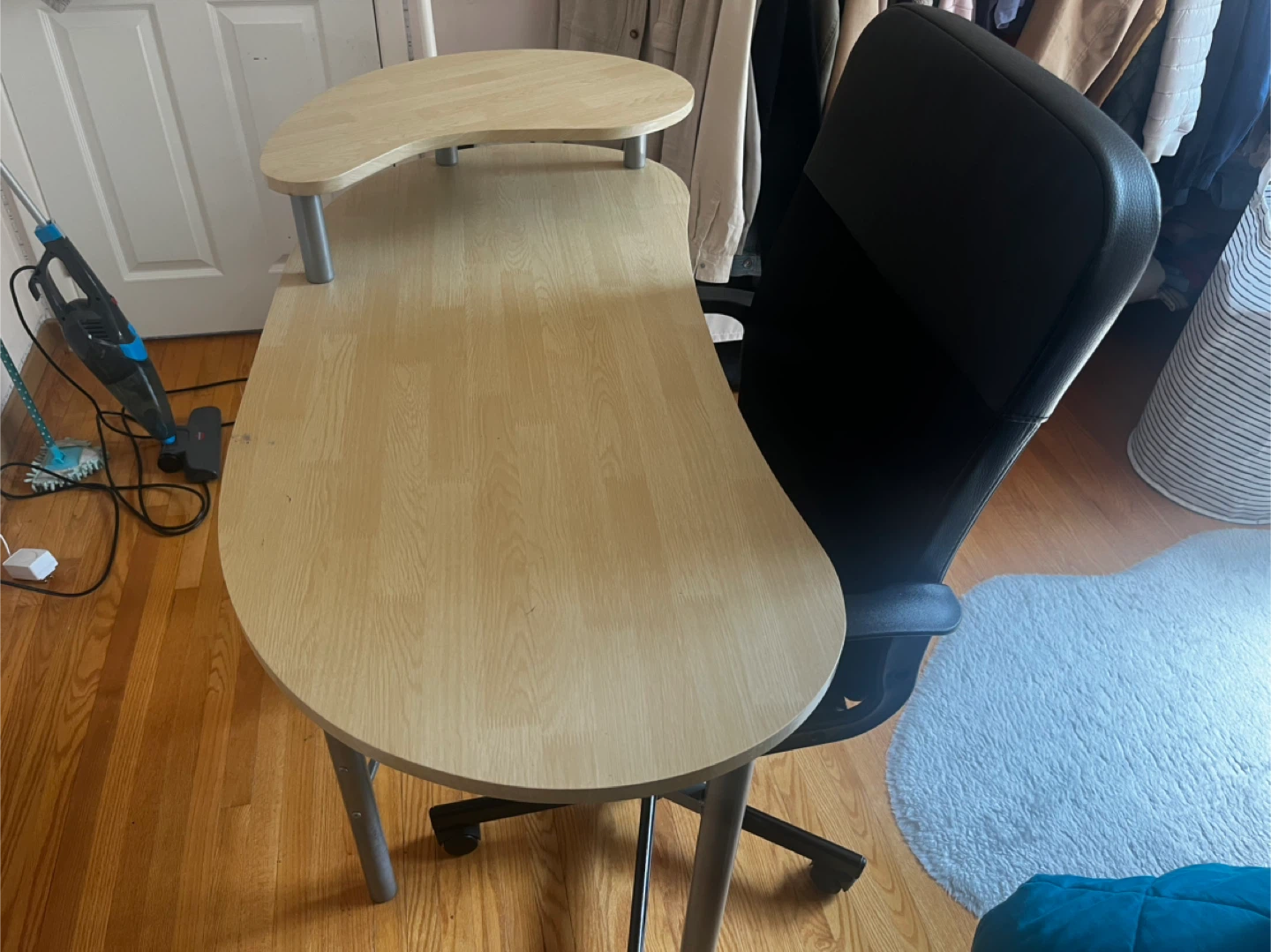 Desk + IKEA Renberget Office Chair Set - $40 - photo 2