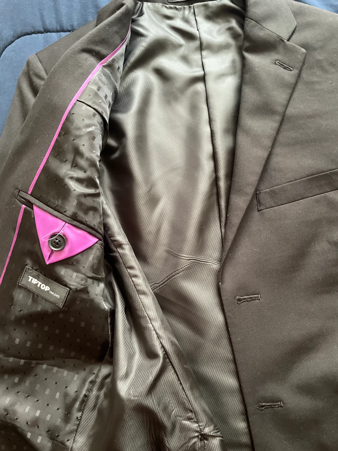 TIPTOP TAILORS Boy’s Black Suit Jacket and Pants - photo 2