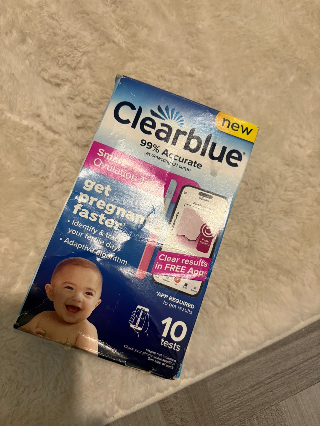 Clearblue Smart Ovulation Test Kit - 10 Tests