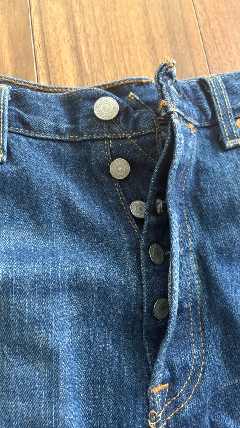 Levi's 501 Denim Shorts Men's Size 32 - photo 2