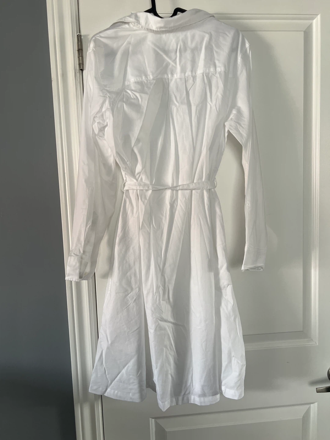 New - UNIQLO White Button-Up Shirt Dress - photo 3