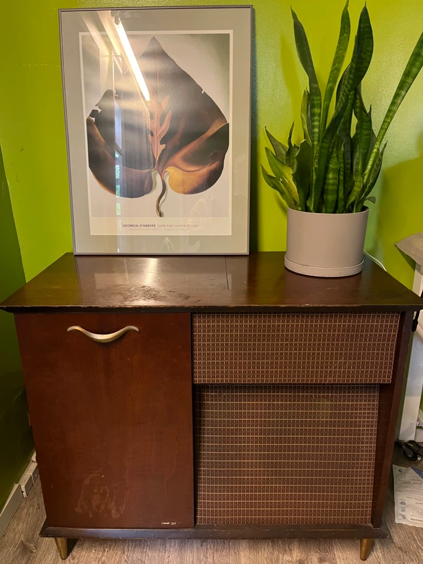Vintage Radio/Record Player Console / Storage Cabinet