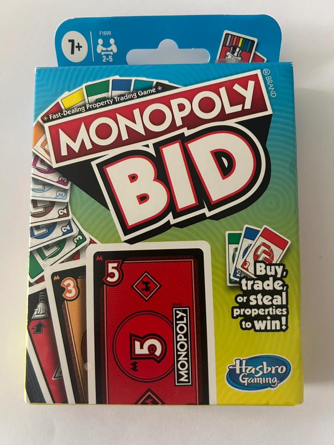 Monopoly Bid Card Game by Hasbro