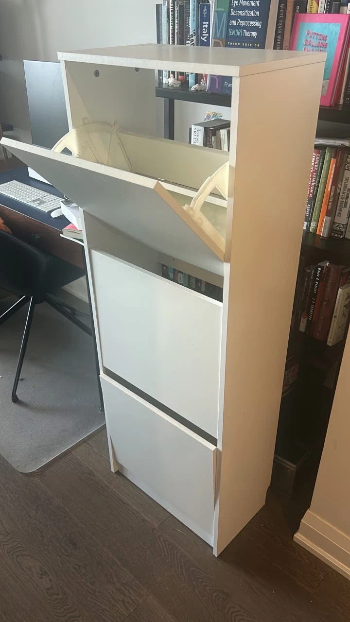 IKEA bissa shoe cabinet 3 levels
