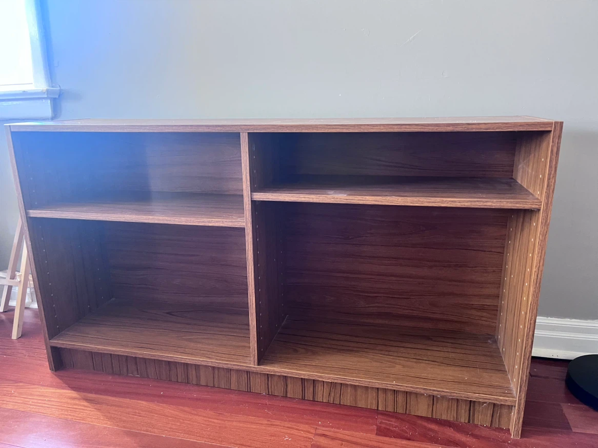Brown Wood Bookshelf/Storage Unit