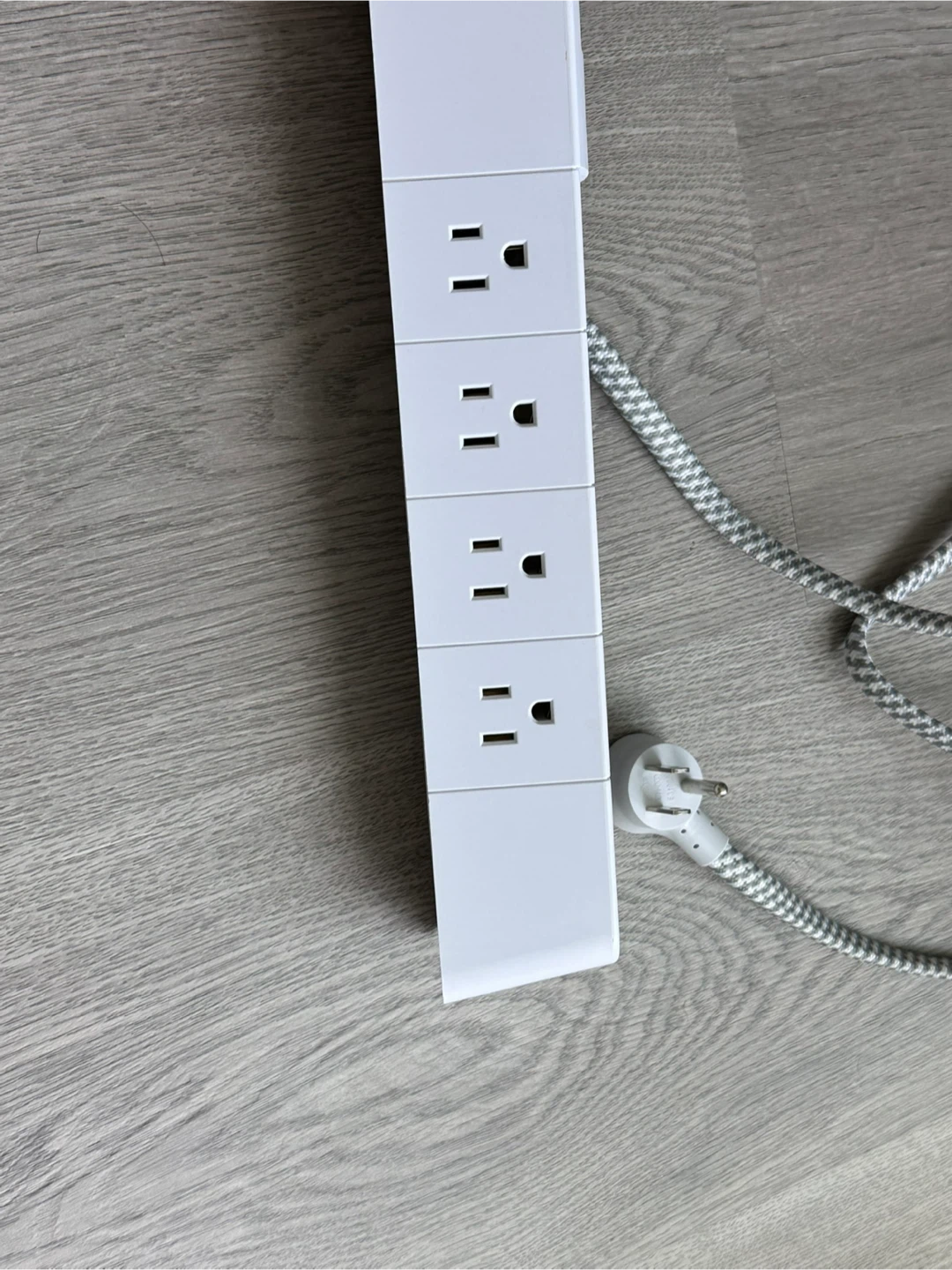 White Power Strip with USB Ports - photo 2