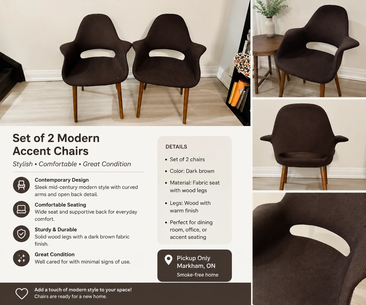 Set of 2 Dining Armchair