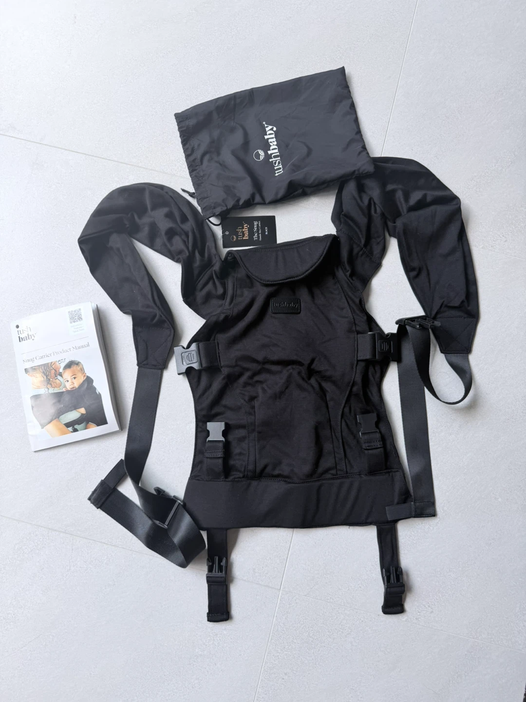 Tushbaby Attachment The Snug Hands-Free Carrier - Black