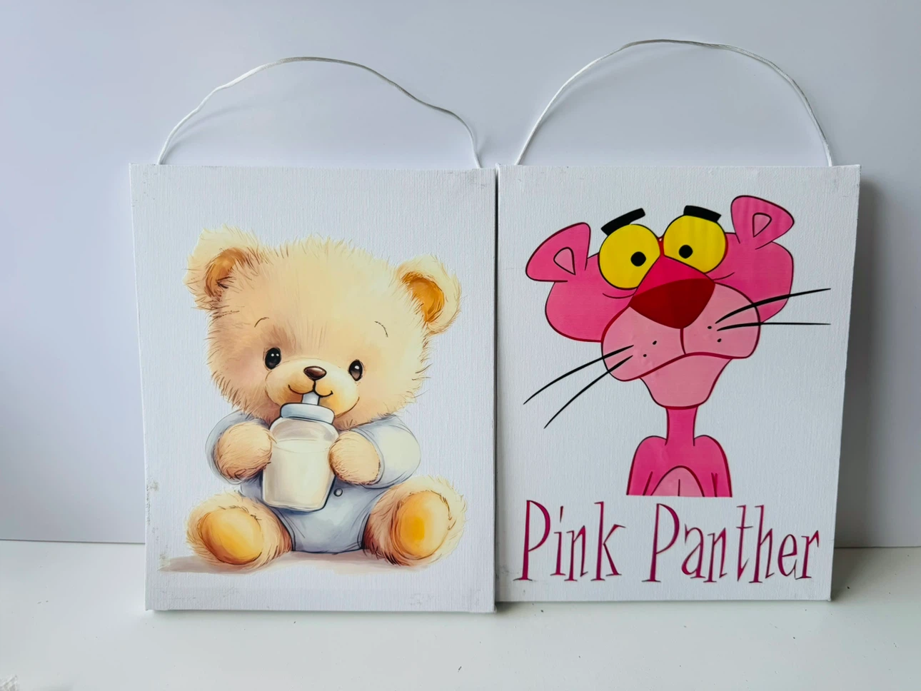 Pink Panther and Teddy Bear Canvas Prints - photo 4