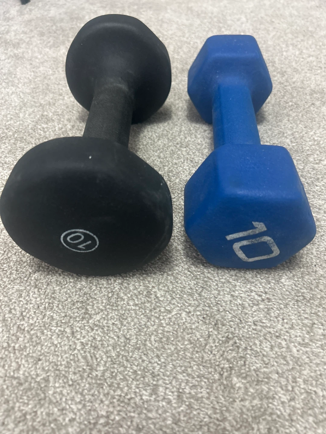 Two 10lb Dumbbells