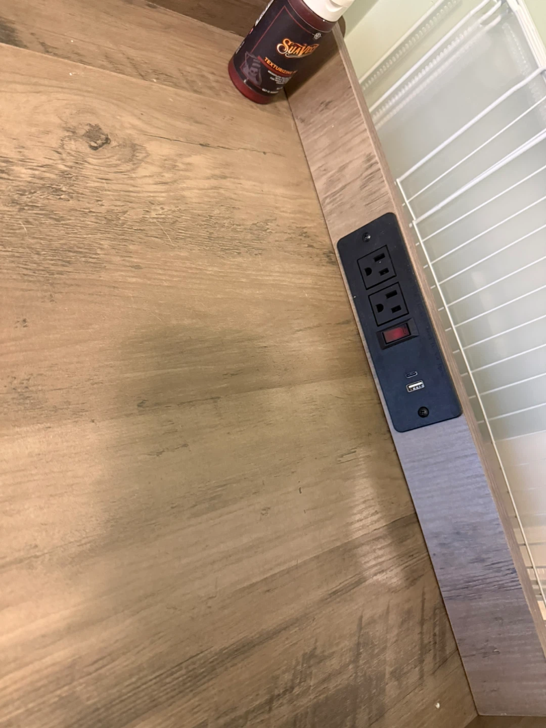 Wood Grain pet crate with Power Strip - photo 4